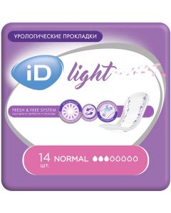 Buy iD Light Normal Urological Pads, 14 pcs | Online Pharmacy | https://buy-pharm.com