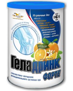 Buy Geladrink Forte powder, orange, 420 g | Online Pharmacy | https://buy-pharm.com