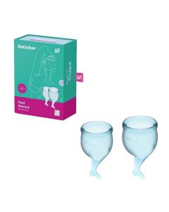 Buy Set of menstrual cups Satisfyer Feel secure blue | Online Pharmacy | https://buy-pharm.com