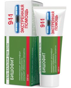 Buy 911 'Bischofite' gel-balm for the body with joint and muscle pain, 100 ml | Online Pharmacy | https://buy-pharm.com