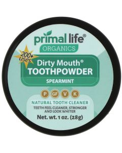 Buy Primal Life Organics, Tooth Powder, Sweet Mint, 1 oz (28 g) | Online Pharmacy | https://buy-pharm.com