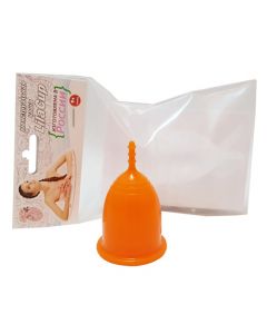 Buy Menstrual cup 'Practitioner', orange L LilaCup 25 ml | Online Pharmacy | https://buy-pharm.com