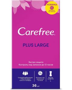 Buy Carefree Pads plus Large 36 pcs | Online Pharmacy | https://buy-pharm.com