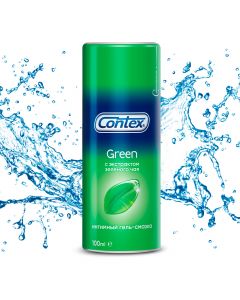Buy Contex Green Intimate Lubricating Gel, with antioxidant, 100 ml | Online Pharmacy | https://buy-pharm.com