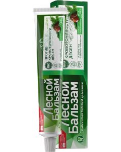 Buy Forest Balsam herbal decoction toothpaste with oak bark against bleeding gums 75 ml | Online Pharmacy | https://buy-pharm.com