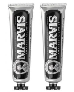Buy Marvis Toothpaste Set Amarelli Licorice Amarelli Licorice, 2x85 ml, 2 pcs | Online Pharmacy | https://buy-pharm.com