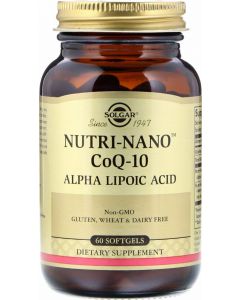 Buy olgar, Nutri-Nano CoQ-10 Alpha Lipoic Acid 'Nutricoenzyme Q-10 with alpha lipoic acid', 60 capsules | Online Pharmacy | https://buy-pharm.com