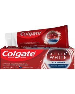 Buy Colgate Toothpaste 'Optic White, instant', whitening, 75 ml | Online Pharmacy | https://buy-pharm.com
