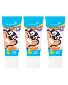Buy Children's toothpaste set of three, multifruit, for children from 3 to 6 years old, no SLs | Online Pharmacy | https://buy-pharm.com
