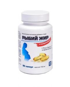 Buy Fish oil, purified, 90 capsules, 1400mg | Online Pharmacy | https://buy-pharm.com