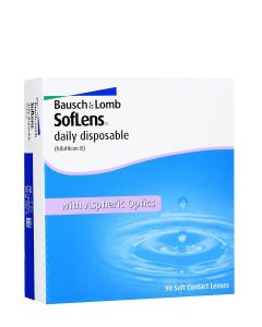 Buy Bausch + Lomb Soflens Daily Disposable Contact Lenses (90 Lenses) Daily, -1.75 / 14.20 / 8.6, Clear, 90 pcs. | Online Pharmacy | https://buy-pharm.com