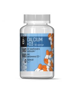 Buy CALCIUM + VITAMIN D3 'CALCIUM', E / loaf, 90 capsules | Online Pharmacy | https://buy-pharm.com