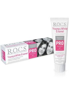 Buy ROCS Toothpaste Pro Young & White Enamel, 135 g | Online Pharmacy | https://buy-pharm.com
