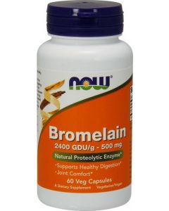 Buy Now Foods Bromelain 60 capsules, 500 mg (dietary supplement) | Online Pharmacy | https://buy-pharm.com
