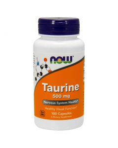 Buy Now Foods Taurine Taurine 500 mg, 100 capsules | Online Pharmacy | https://buy-pharm.com