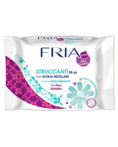 Buy Fria Make-up remover wipes with micellar water, 25 pcs / pack | Online Pharmacy | https://buy-pharm.com