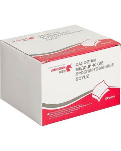 Buy Alcoholized medical wipes Unicorn Med 100 * 60 mm, 100 pcs | Online Pharmacy | https://buy-pharm.com