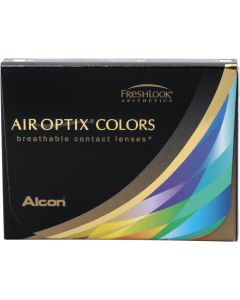 Buy Colored contact lenses Air Optix Colors 2 lenses Monthly, -2.50 / 14.2 / 8.6, brown, 2 pcs. | Online Pharmacy | https://buy-pharm.com