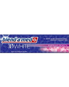 Buy Blend-a-med Toothpaste '3D White Invigorating freshness', 100 ml | Online Pharmacy | https://buy-pharm.com