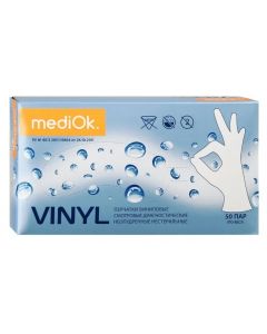 Buy Medical gloves mediOK, 50 pcs, s | Online Pharmacy | https://buy-pharm.com