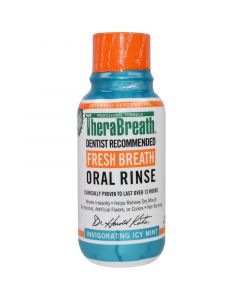 Buy TheraBreath, Fresh Breath, Mouthwash, Invigorating Icemint Flavor, 3 fl oz (88.7 ml) | Online Pharmacy | https://buy-pharm.com