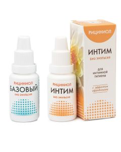 Buy Emulsion 'Riciniol Basic', 15 ml and 'Riciniol Intim', 15 ml from LLC Marianna (Novosibirsk) | Online Pharmacy | https://buy-pharm.com