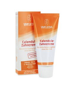 Buy Weleda Toothpaste with calendula, odorless mint, 75 ml | Online Pharmacy | https://buy-pharm.com