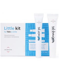 Buy ON WHITE Little kit /  THE PERFECT NEW YEAR GIFT / a small set of consumables for your Led mouth guard / gentle whitening effect of 6 tones in 5 days * 15 min. (bleaching gel + activator) | Online Pharmacy | https://buy-pharm.com