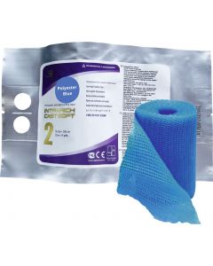 Buy Polymer bandage Intrarich IR-SC0024, semi-rigid (soft) Fixation Cast Soft, blue, 5 cm x 3.6 m | Online Pharmacy | https://buy-pharm.com