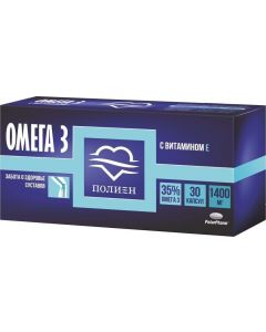 Buy Omega-3 35% 'Polyene' with vitamin E capsules 1400 mg # 30 | Online Pharmacy | https://buy-pharm.com