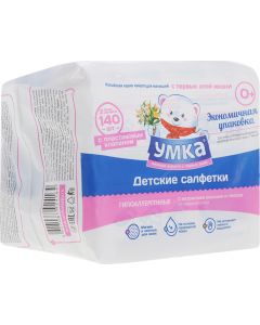 Buy Umka Wet baby wipes corrugated Economy packaging | Online Pharmacy | https://buy-pharm.com