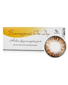 Buy Colored contact lenses Ophthalmix BatOneDay Daily, -1.50 / 14.2 / 8.6, dark brown, 2 pcs. | Online Pharmacy | https://buy-pharm.com