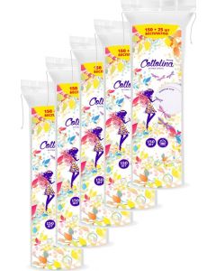 Buy Cotton pads Cotto Cottolina, 150 + 25 pcs x 5 packs | Online Pharmacy | https://buy-pharm.com