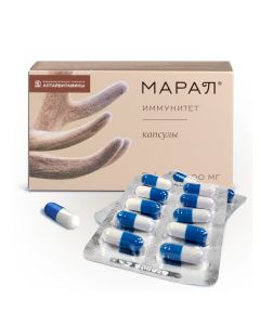 Buy Maral Immunity BAA with echinacea extract has a tonic, tonic and immunostimulating effect on the body capsules for immunity 30 pcs | Online Pharmacy | https://buy-pharm.com