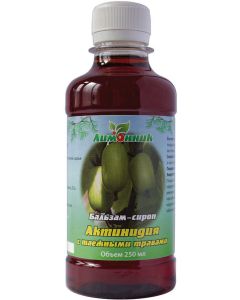 Buy NPK lemongrass. 'Balsam-syrup Actinidia with taiga herbs' Avitaminosis. Gastrointestinal tract. Fortifying. 250 ml. | Online Pharmacy | https://buy-pharm.com