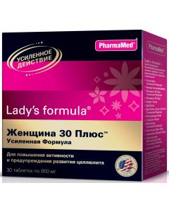 Buy Lady-S Formula 'Woman 30+ enhanced formula' biocomplex, 30 tablets | Online Pharmacy | https://buy-pharm.com