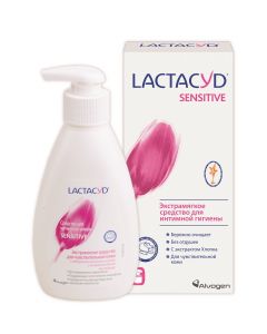 Buy Lactacyd 'Sensitive' daily means for intimate hygiene for sensitive skin, 200 ml  | Online Pharmacy | https://buy-pharm.com
