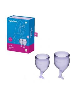 Buy Set of menstrual cups Satisfyer Feel secure purple | Online Pharmacy | https://buy-pharm.com