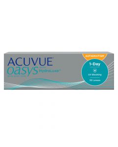 Buy Astigmatic lenses ACUVUE Acuvue Oasys with Hydraluxe Daily, -2.00 / 14.3 / 8.5, 30 pcs. | Online Pharmacy | https://buy-pharm.com