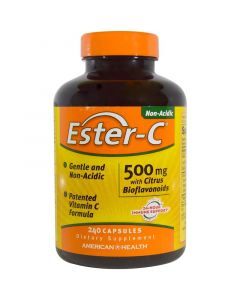 Buy American Health, Ester-C Immune Vitamins, with Citrus Bioflavonoids, 500mg, 240 Capsules | Online Pharmacy | https://buy-pharm.com