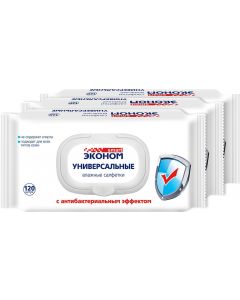 Buy Wet wipes Avangard Economy Smart No. 120, antibacterial, 3 packs | Online Pharmacy | https://buy-pharm.com