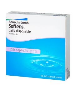 Buy Contact Lenses Bausch + Lomb Soflens Daily Disposable (90) Daily, -3.25 / 14.2 / 8.6, 90 pcs. | Online Pharmacy | https://buy-pharm.com