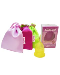 Buy Menstrual cup 'Atlas Premium', yellow S LilaCup 20 ml | Online Pharmacy | https://buy-pharm.com