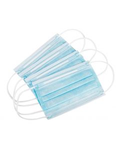 Buy Hygienic mask Medical disposable masks SENSE, three-layer sense on elastic bands, 50 pieces | Online Pharmacy | https://buy-pharm.com