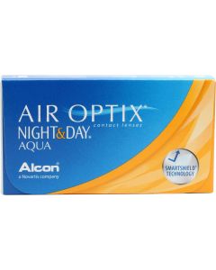 Buy Contact lenses Air Optix Night & Day Aqua 3 lenses 3 lenses Radius of Curvature 8.6 1 month, Monthly, -1.25 / 13.8 / 8.6, 3 pcs. | Online Pharmacy | https://buy-pharm.com