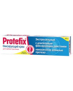 Buy Protefix fixing cream for dentures, extra strong 47 g | Online Pharmacy | https://buy-pharm.com