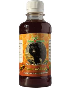 Buy NPK lemongrass. 'Balm-syrup honey' Power of a bear 'Stomach. Intestines. Liver. Lipid metabolism. 250 ml. | Online Pharmacy | https://buy-pharm.com