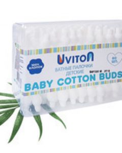 Buy Cotton buds with a stop (60 pcs per pack) Uviton | Online Pharmacy | https://buy-pharm.com