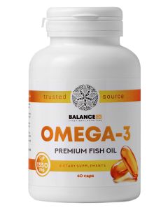 Buy Balance Group Life. 'Omega-3 Salmon Fish Oil' 60 cap. 1350mg. Natural, Organic. (Source of highly purified PUFA - 30%. EPA 180 mg., DHA 120 mg.) Refined from pulp - Premium Fish Oil. | Online Pharmacy | https://buy-pharm.com