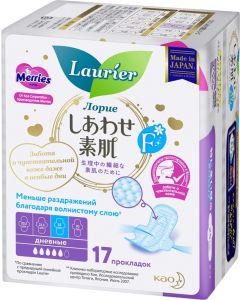 Buy Sanitary pads Laurier F, daytime, super thin, with wings, 5 drops , 17 pcs | Online Pharmacy | https://buy-pharm.com